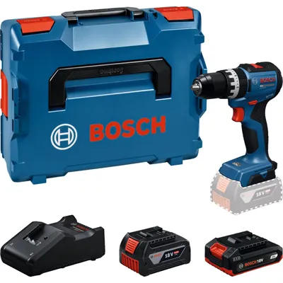 Productafbeelding van Bosch Professional accuschroefboormachine GSB18V-52, inclusief 2 accu's (2 of 4 Ah), oplader en L-BOXX
