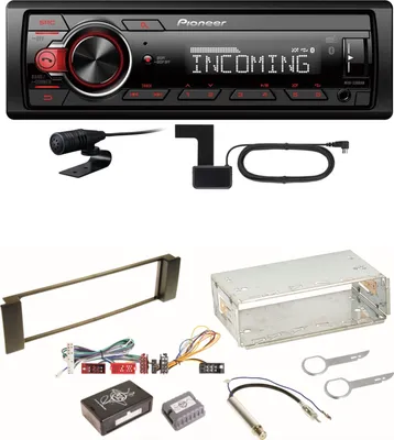 Produktbild von Pioneer MVH-330DAB Bluetooth Digitalradio Einbauset für Audi A3 8L A6 4B