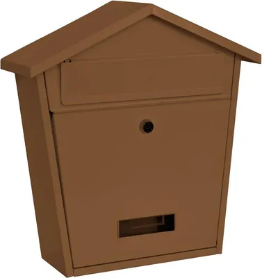 Immagine prodotto di Cassetta MODERN A, 365x365x133 mm, postale, marrone