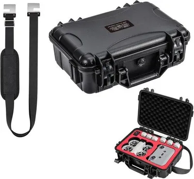 Immagine prodotto di Borsa da trasporto impermeabile nera per drone e accessori