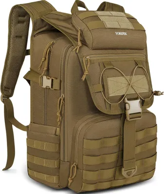 Produktbild von YOREPEK 50L Militär Rucksack, Groß Taktischer Wanderrucksack Herren Bundeswehr Outdoor Arbeit Survival Wasserdicht Travel Assault Tactical Backpack