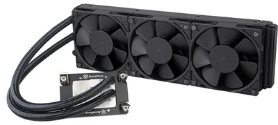 Produktbild von Silverstone SST-XE360-4677, All-in-One-Flüssigkeitskühler, 12 cm, 600 RPM, 2800 RPM, Schwarz