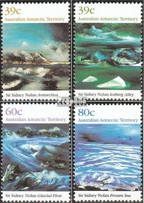 Produktbild von Briefmarken Austral. Gebiete Antarktis 1989 Mi 84-87 (kompl.Ausg.) Jahrgang 1989 komplett postfrisch Landschatfsgemälde