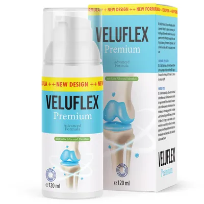 Produktbild von Veluflex Premium Gel  | Pflege für Gelenke & Muskeln | mit Wärmeeffekt | 120ml