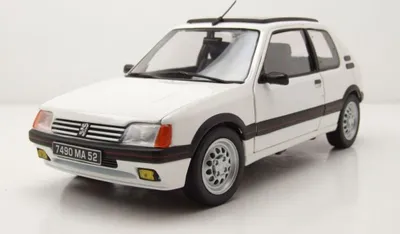 Zdjęcie produktu dla Norev 184849, Peugeot 205 GTi 1.6, rok produkcji 1988, kolor: biały, skala: 1:18