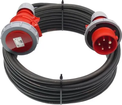 Produktbild von CEE Verlängerungskabel TITANEX 5G1,5 5x1,5 Wasserdicht 16A IP67 5-50m, Größe:5G1.5/ 35m