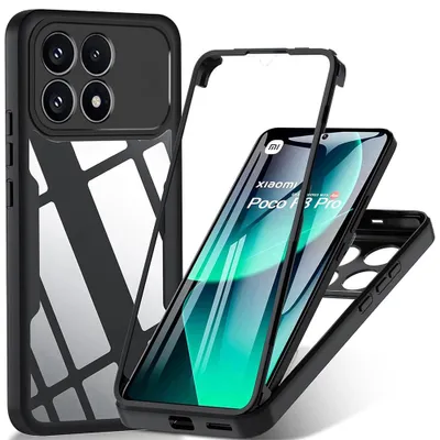 Produktbild von Techsuit – ColorVerse 360 Series Hülle mit Displayschutz für Xiaomi Poco F8 Pro – schwarz
