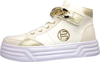 Immagine prodotto di Stivaletti da donna Bagatt Blu, modello stringato, colore bianco, adatti per il tempo libero