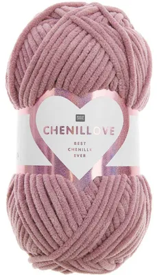 Productafbeelding van Rico Design Chenillove, Miminko, Roze, Polyester, 110 meter, 100% polyester, Bessenroze