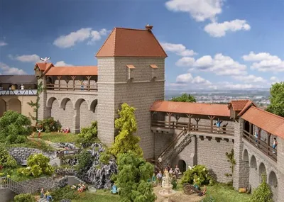 Produktbild von Faller H0 130691 Altstadtmauer Set Schildmauer Bauset 1:87