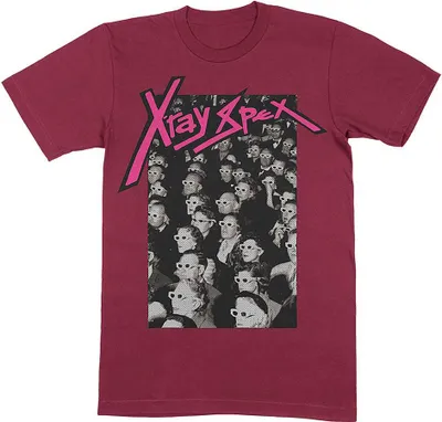 Immagine prodotto di X-Ray Spex - Maglietta "3D Cinema" per uomo/donna unisex RO13015 (XL) (Rosso Bordeaux)