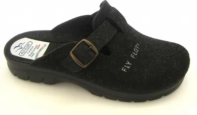 Produktbild von FLY FLOT Hausschuhe schwarz in Gr. 40