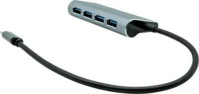 Produktbild von ProXtend USBC-MULTI5-001, Kabelgebunden, USB 3.2 Gen 1 (3.1 Gen 1) Type-C, 65 W, Grau, China, CE, RoHS
