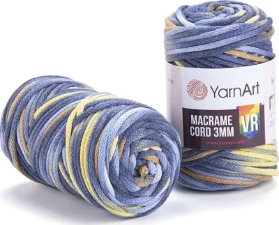 Image de Cordon macramé 3 mm VR fil 4 x 250 g 915