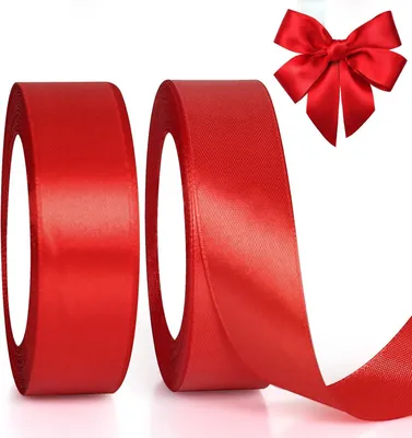 Produktbild von Geschenkband 25 mm, 46 m, Satinband zum Geschenke verpacken, für Basteln