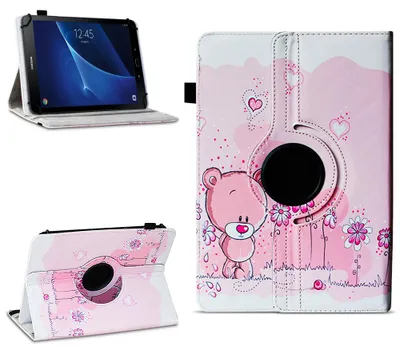 Produktbild von Schutzhülle für Samsung Galaxy Tab A6 10.1 2016 2019 Tablet Hülle Tasche DrehbarFarben:Motiv 1
