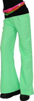 Produktbild von 70er Jahre Hippie Schlaghose für Damen, grün, Größe:XL