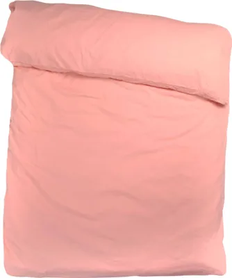 Zdjęcie produktu dla Zestaw pościeli Zoeppritz Basis, kolor łosośowy, skład: 100% bawełna, 200 TC, wymiary: 155x220 cm (wyprodukowano w Europie). (633000 | 4051244564878)