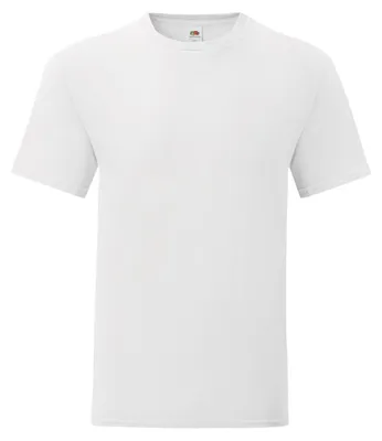 Produktbild von Fruit of the Loom - "Iconic" T-Shirt für Herren/Damen Uni LT2640 (M) (Weiß)