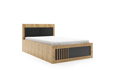 Produktbild von Kaja Bett mit Stauraum und Gasdruckfeder und Bettkasten - 131,5 x 92 x 207,5 cm