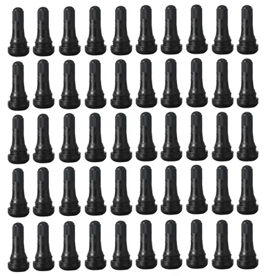 Immagine prodotto di 60 pezzi di valvola per pneumatici TR412/TR413/TR414 - Valvola per auto in gomma nera