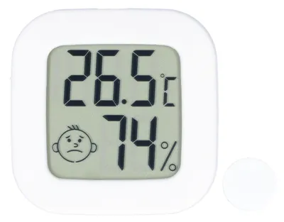 Immagine prodotto di 2 mini termometri-igrometri da parete, monitor della temperatura e dell'umidità con display di facile lettura