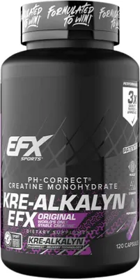 Productafbeelding van EFX Sports Kre-Alkalyn (120 capsules) - Neutrale smaak - Creatine - Kre-Alkalyn