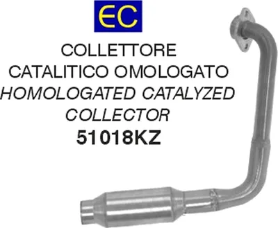 Immagine prodotto di Collettore di scarico catalitico ARROW omologato per Yamaha