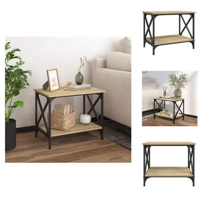 Produktbild von vidaXL Beistelltisch Sonoma-Eiche 55x38x45 cm Holzwerkstoff -  Couchtische