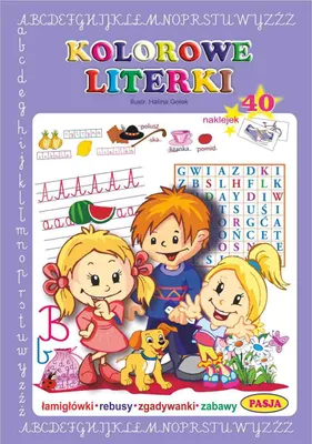 Produktbild von Edukacyjna książeczka z naklejkami dla dzieci - bez tematu