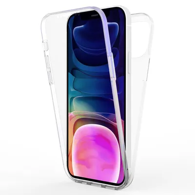 Immagine prodotto di NALIA Clear 360° custodia protettiva per iPhone 13 Pro Max, protezione completa trasparente, custodia rigida e silicone e protezione dello schermo