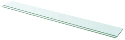 Produktbild von vidaXL Regalböden 2 Stk. Glas Transparent 110x12 cm