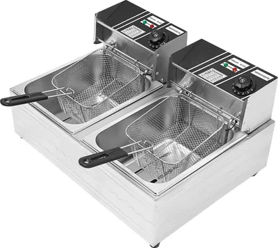 Produktbild von Churros-Fritteuse, Elektrische Fritteuse, Einstellbare Temperatur, Silber