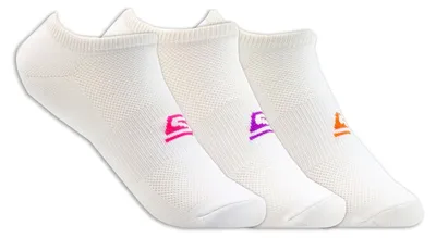 Productafbeelding van Skechers dames sokken, 3-pack, "no show" model, wit, artikelnummer S101720H-WHT, maat: M