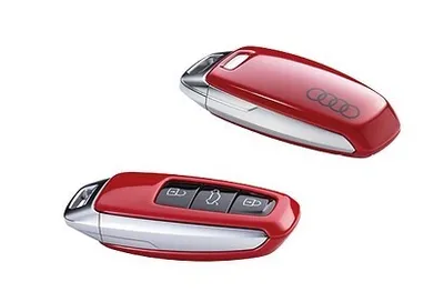 Produktbild von Oryginalne etui na klucze Audi / pokrowiec na klucze kieszeń pokrowiec na klucze czerwony do Audi A3 8Y A6 4A C8 A7 4K A8 4N Q8 4M Q4 e-tron F4 Q7 4M e-tron GT GE