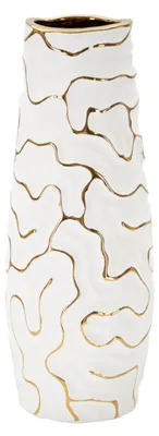Produktbild von Mauro Ferretti Lia Vase Ø 12x29,5 cm Weißgold
