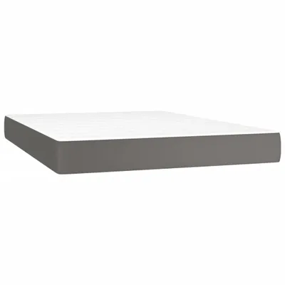 Image de Matelas à poches, gris, 140X190X20 Cm, cuir artificiel Lumarko !