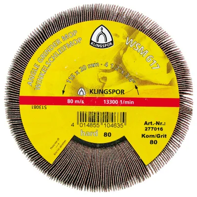 Obrázok produktu pre KLINGSPOR kotúč s uhlovou klapkou WSM 617 40 hnedý - 277018