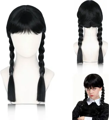 Imagen del producto de Peluca infantil, color , resistente al calor, ideal para Halloween