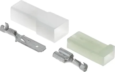 Immagine prodotto di KALI-2501 Set Fastin-Faston 1 polo Connettore piatto I Connettore piatto 0,75-1,5 mm² e alloggiamento adatto
