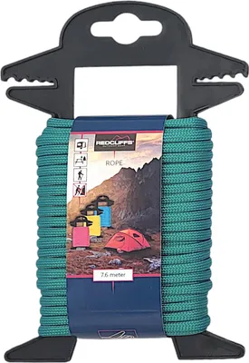 Produktbild von Redcliffs Abspannseil L=7,6m Outdoor-Schnur Camping Zeltschnur Reißfest Ersatzschnur Heimwerker Garten , Farbe:grün