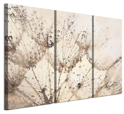 Produktbild von LUMASOUL Wandbilder 3er Set für Wohnzimmer Natur 90x60 cm3-teiliges Leinwandbild für Schlafzimmer Flur Büro und Küche