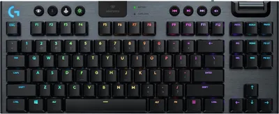 Produktbild von Logitech G915 Lightspeed Rgb Linear Kabellose Mechanische Gaming-tastatur Schwarz  Schwarz One Size