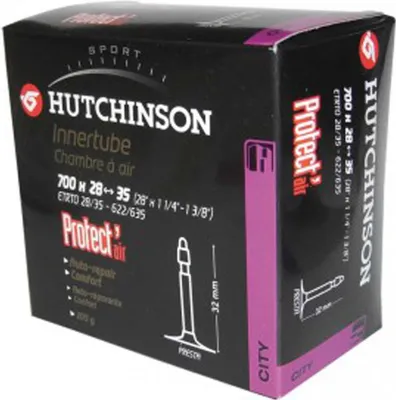 Produktbild von Hutchinson 28' Schlauch 'Protect Air', 700x28/35, SV 48 mm, schwarz (1 Stück)