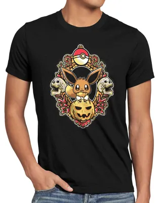 Produktbild von style3 Eevee Halloween Herren T-Shirt