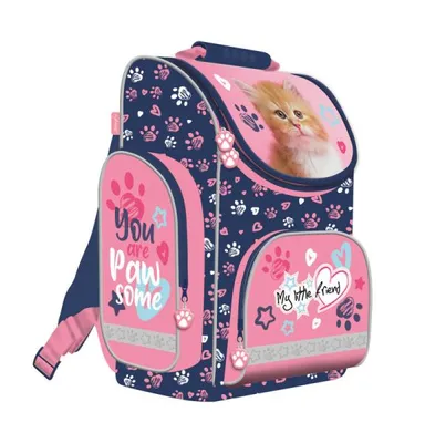 Zdjęcie produktu dla Tornister szkolny My Little Friend Ginger Kitty dla dziewczynki