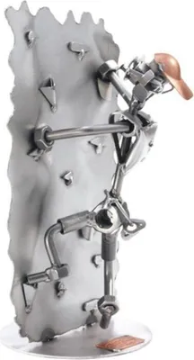 Produktbild von Schraubenmännchen Freeclimber Metallfigur – Handgearbeitet