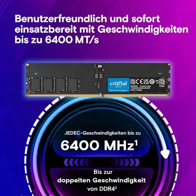 Productafbeelding van Crucial DDR5-module - 32 GB - DIMM, 288-pins