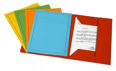 Immagine prodotto di Fraschini Cartellina a 3 Lembi Bristol 200 g/m² Con Stampa Blu 25x33 cm - Conf. 25 Pz