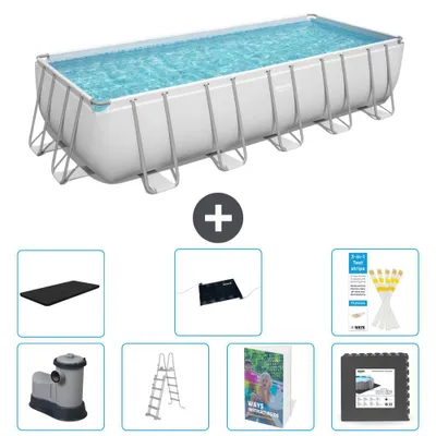Produktbild von Bestway Power Steel Rechteckig - 640x274x132 cm - 8-teilig  S543